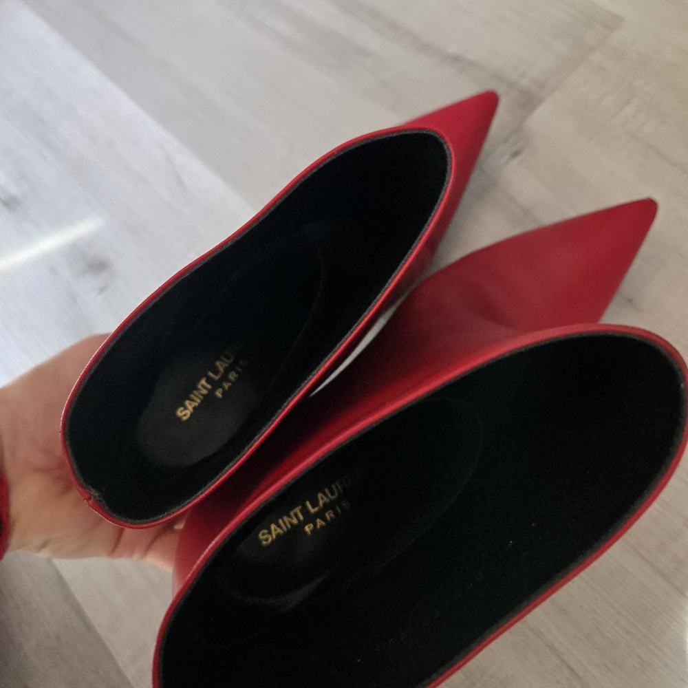 Red Stiletto Ankle Boots - Picture 5 of 15